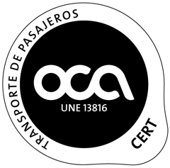 OCA CERT UNE 13816 transporte de pasajeros